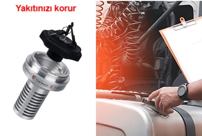 Mazot hırsızlığını engelleyen yakıt depo kilit sistemi